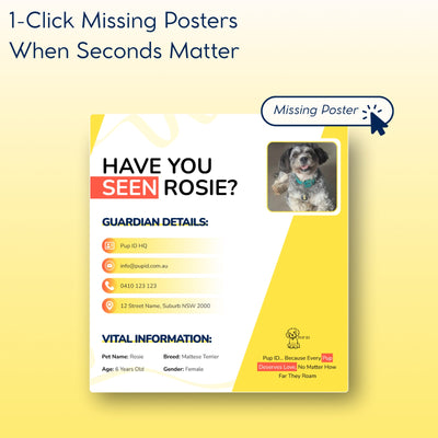 1-Click Missing Posters When Seconds Matter