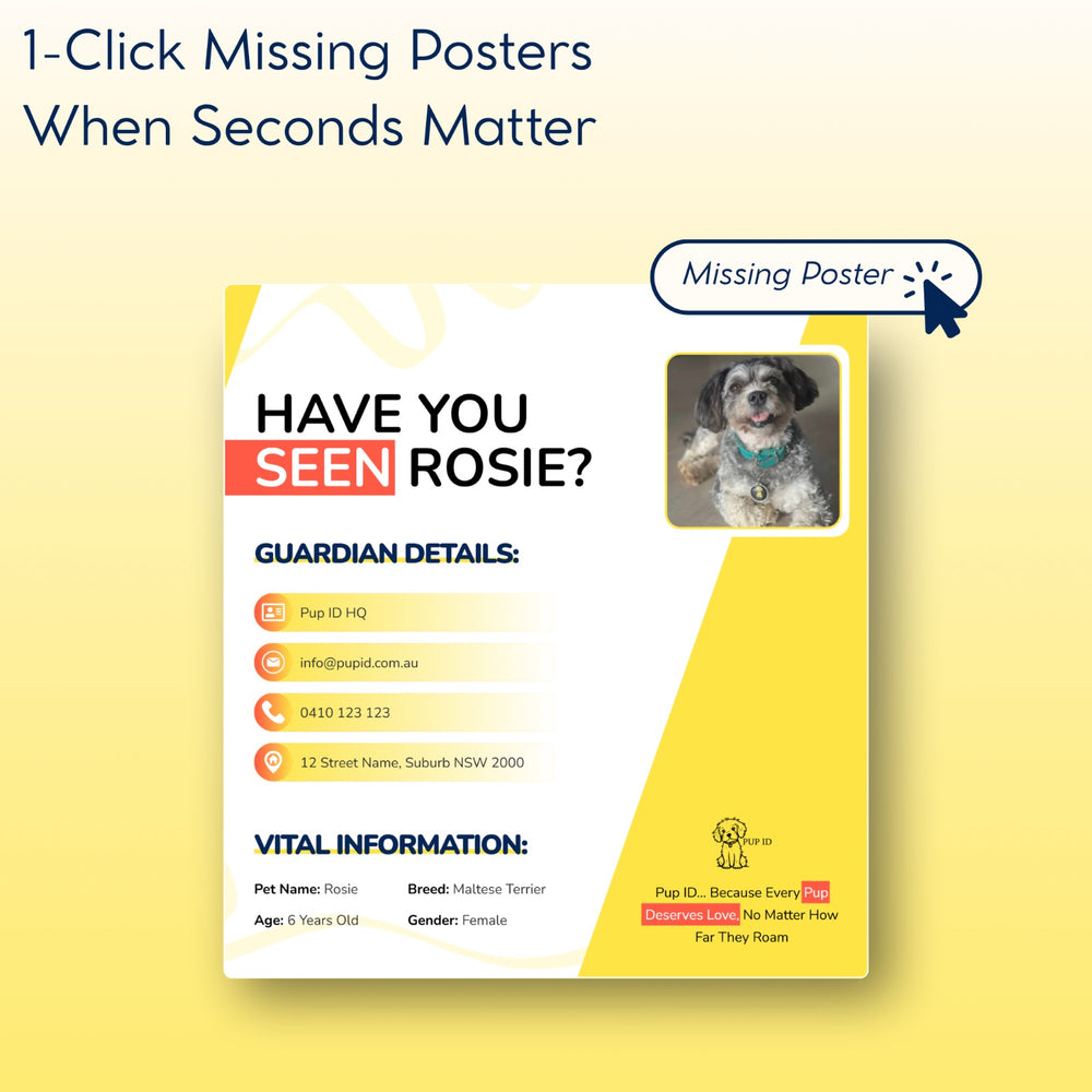 1-Click Missing Posters When Seconds Matter